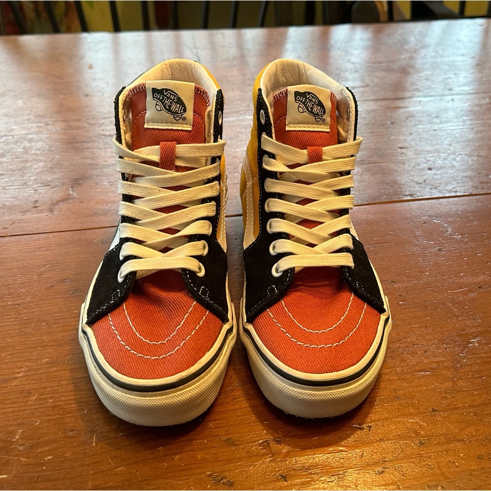Multicolored Sk8 Hi Top Vans - Picture 2 of 9
